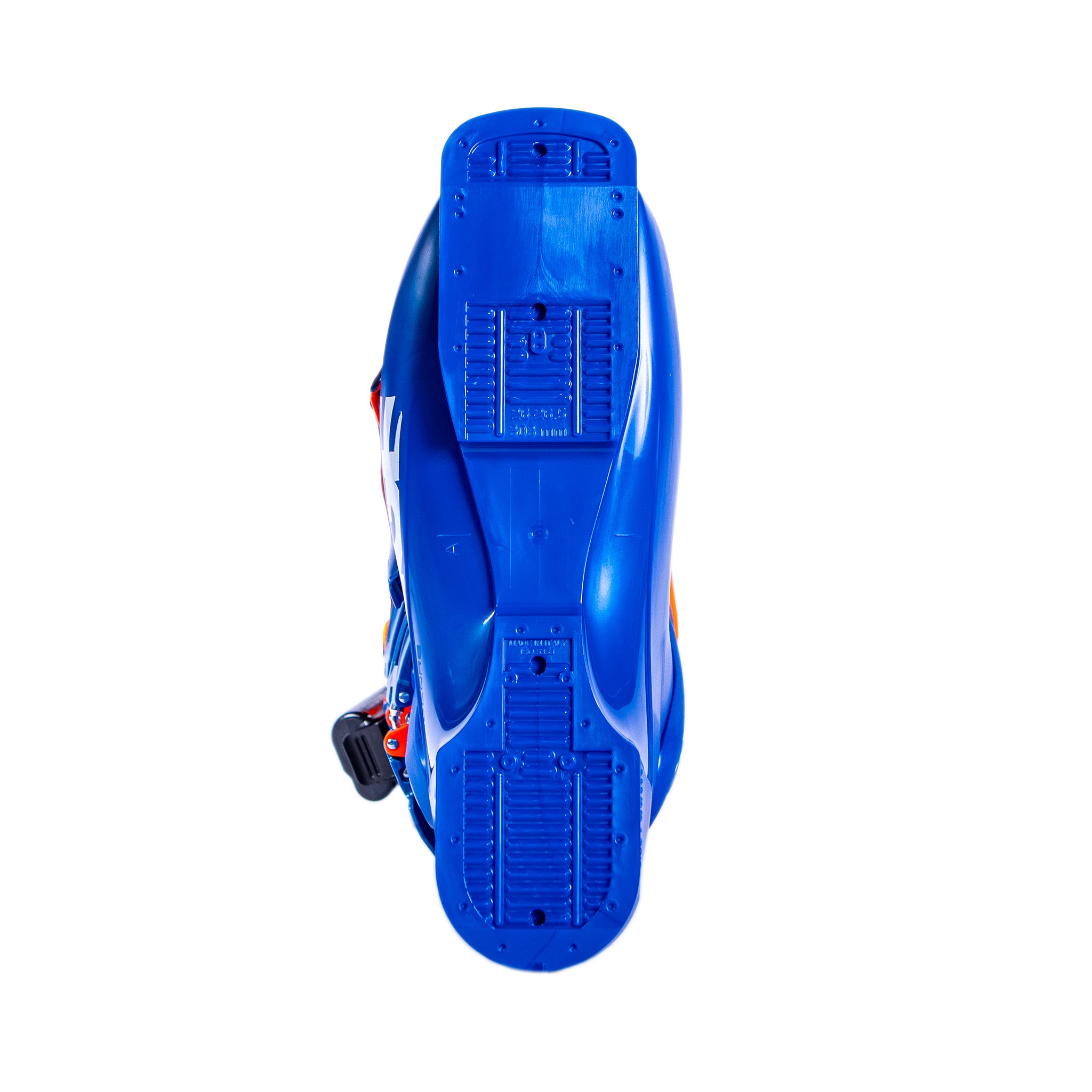 The sole of the RS 130 is 1 solid block, adding performance to an already performance ski boot